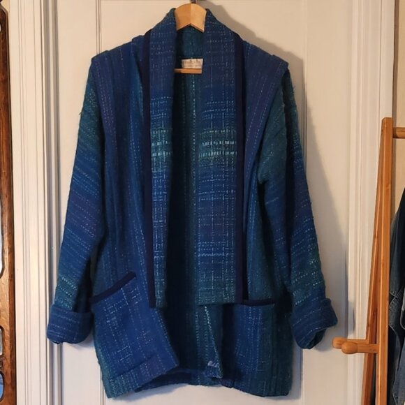Vintage Teresa Eaton Handwoven Artwear Jacket